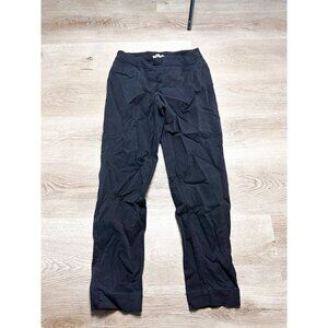 Soft Surroundings Black Pull On Work Pants Business Small Womens Stretch